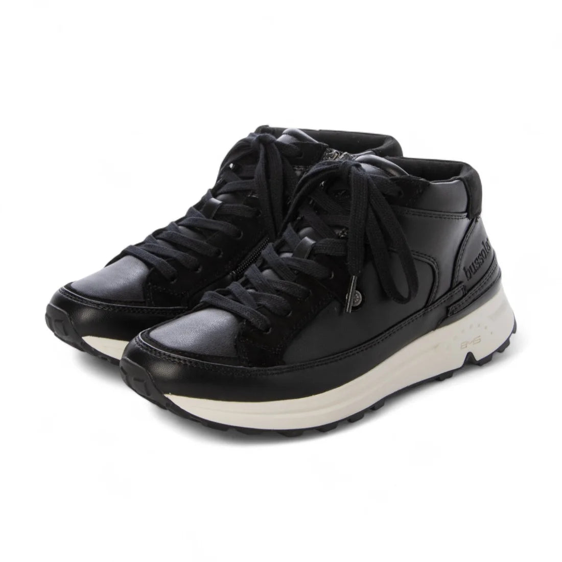 ブソラ ＢＭＳソール オールレザースニーカー25cm ブソラ 独自開発BMSソール オールレザー スニーカーブーツ